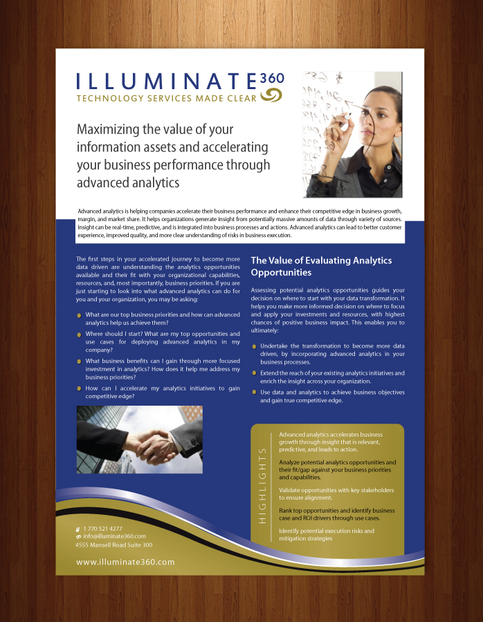 Flyer Design by Sbss for Illuminate360 | Design #1972254