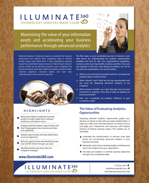 Flyer Design by Sbss for Illuminate360 | Design: #1972272