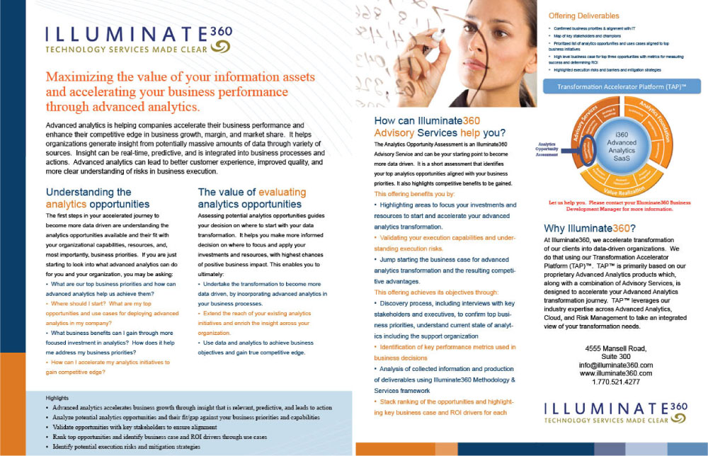 Flyer-Design von JessicaD für Illuminate360 | Design #1968795