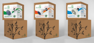 Create  image for  ECOVIE SHOWER BOX and  2 LABELS for the shower head and shower filters. | Packaging Design by Souvik Roy (Alex Pro)