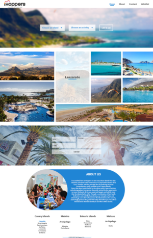 Web Design by stefanrizik for iHoppers S.L. | Design #8431021