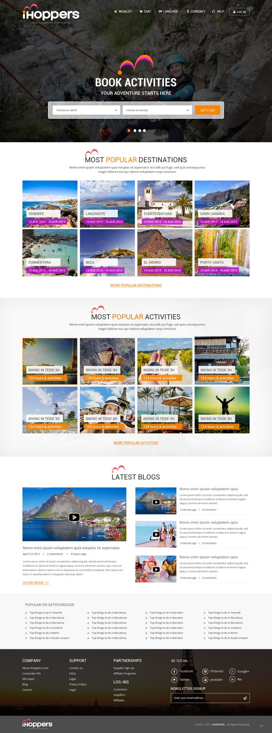 Web Design by pb for iHoppers S.L. | Design #8212534