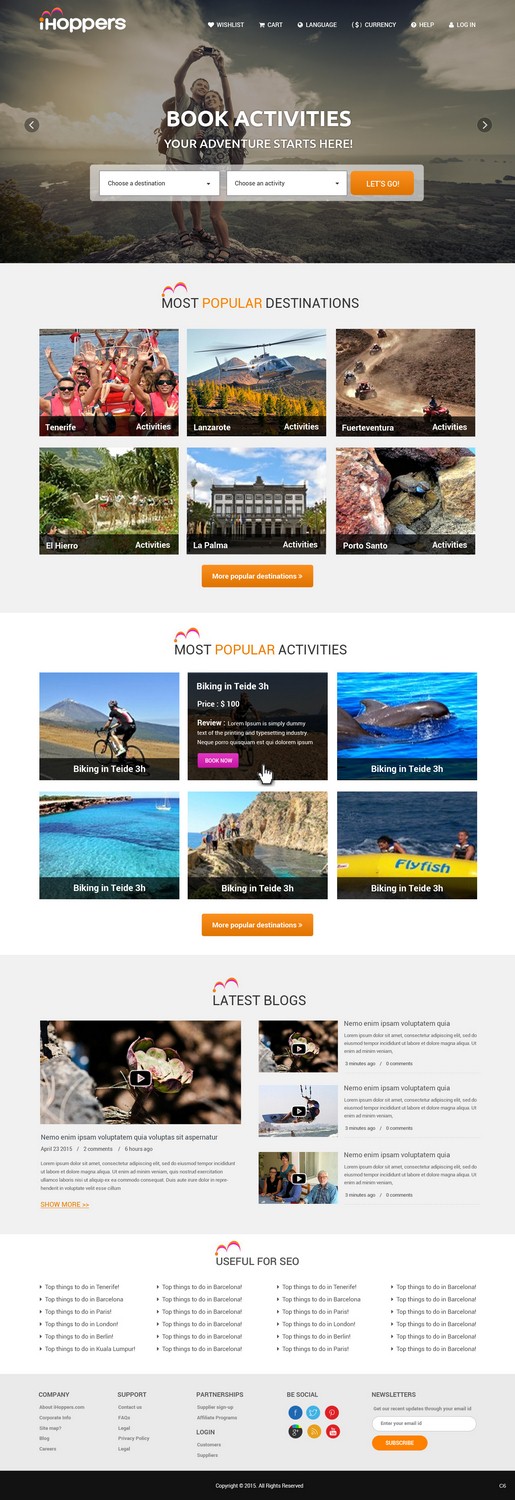 Web Design by pb for iHoppers S.L. | Design #8472412