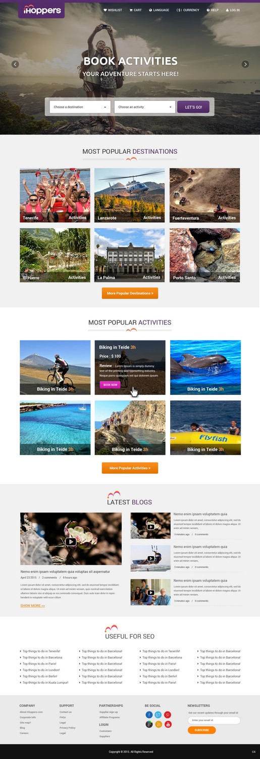 Web Design by pb for iHoppers S.L. | Design #8472413
