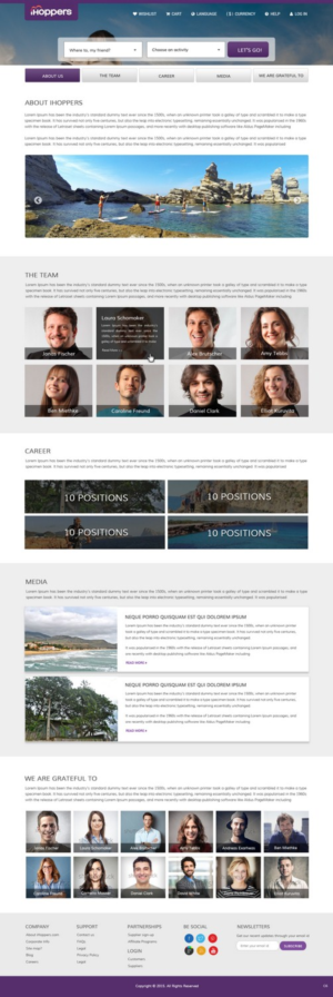 Web Design by pb for iHoppers S.L. | Design: #8523271