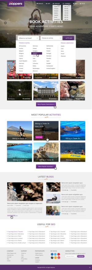 Web Design by pb for iHoppers S.L. | Design: #8523272