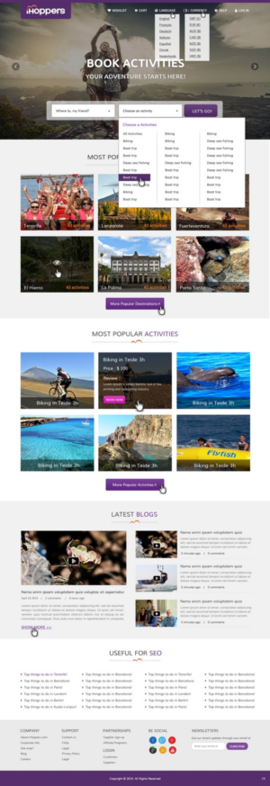 Web Design by pb for iHoppers S.L. | Design: #8523287
