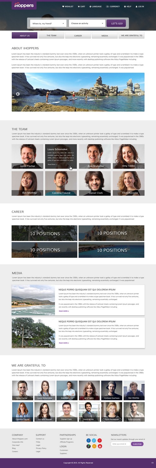Web Design by pb for iHoppers S.L. | Design #8523288