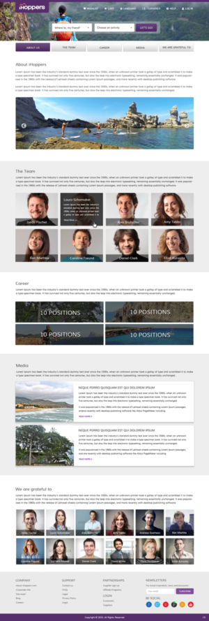 Web Design by pb for iHoppers S.L. | Design: #8533639