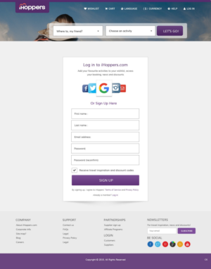 Web Design by pb for iHoppers S.L. | Design: #8533660