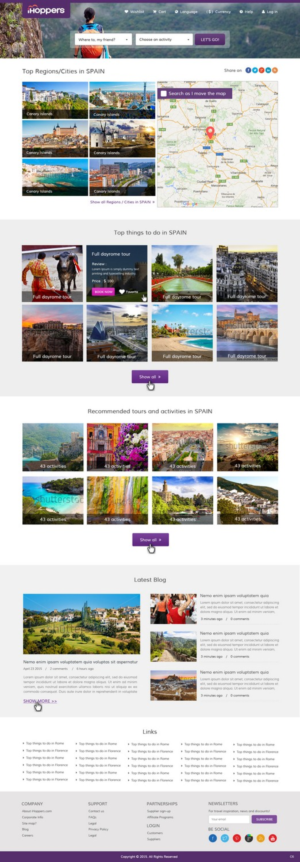 Web Design by pb for iHoppers S.L. | Design: #8766415