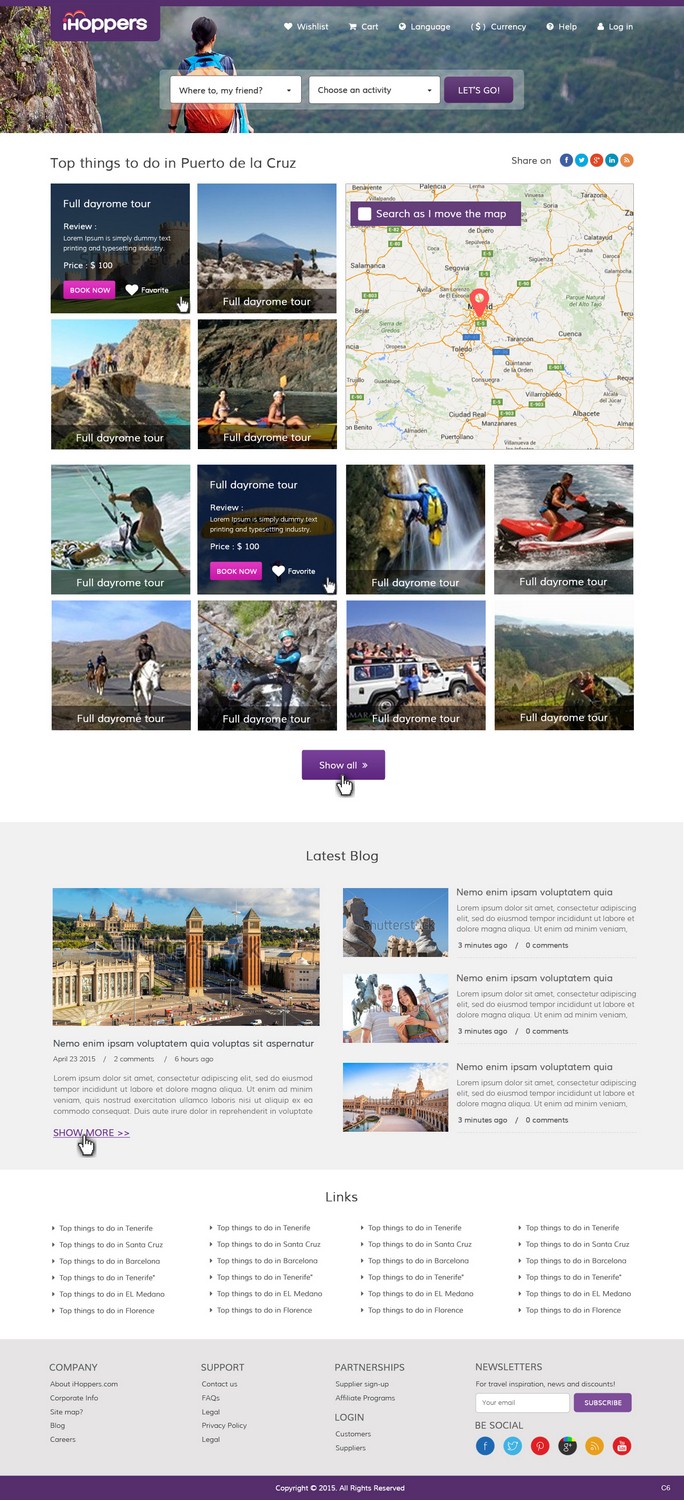 Web Design by pb for iHoppers S.L. | Design #8766418