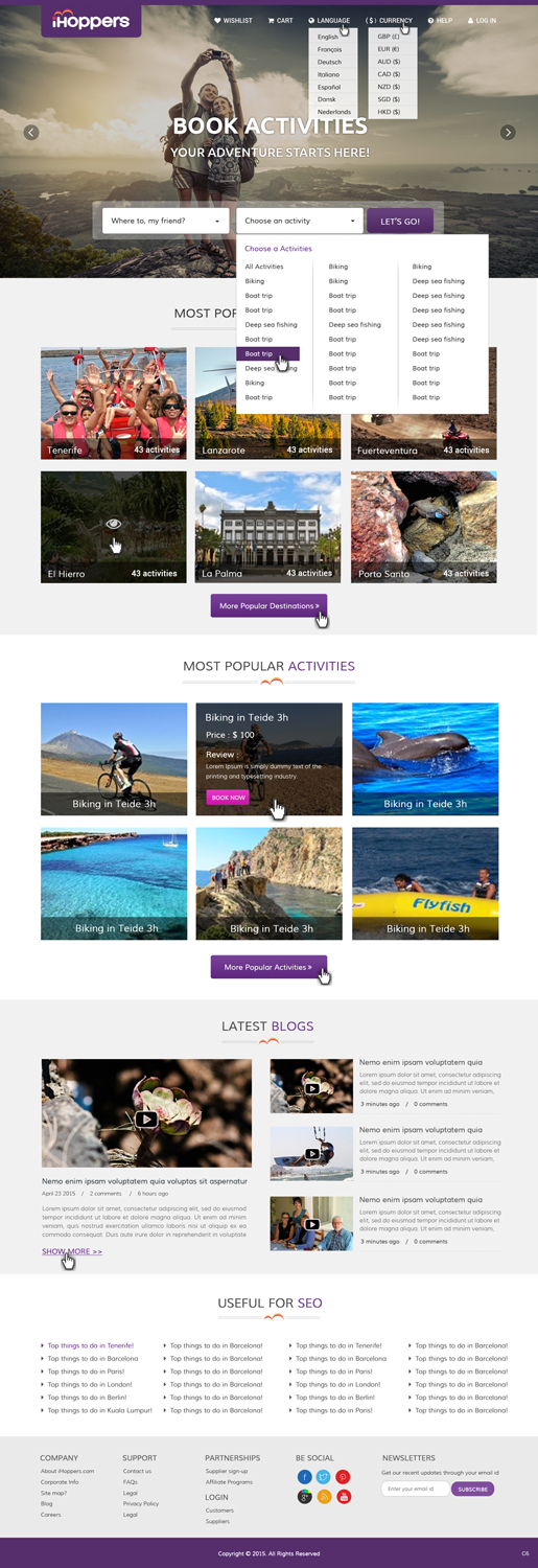 Web Design by pb for iHoppers S.L. | Design #8766420