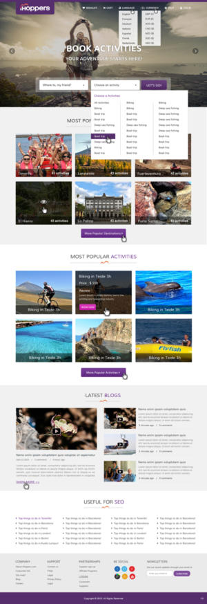 Web Design by pb for iHoppers S.L. | Design: #8766420