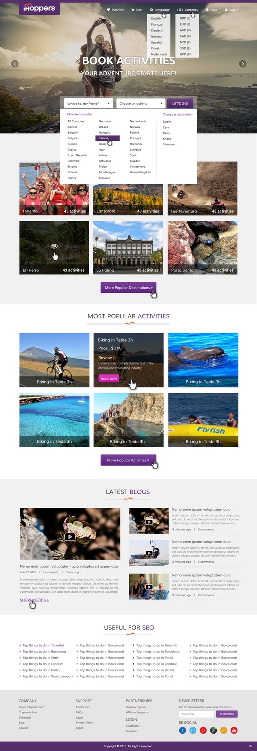 Web Design by pb for iHoppers S.L. | Design #8766445