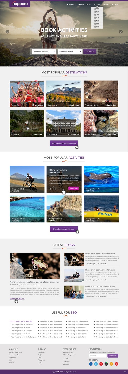 Web Design by pb for iHoppers S.L. | Design #9210487