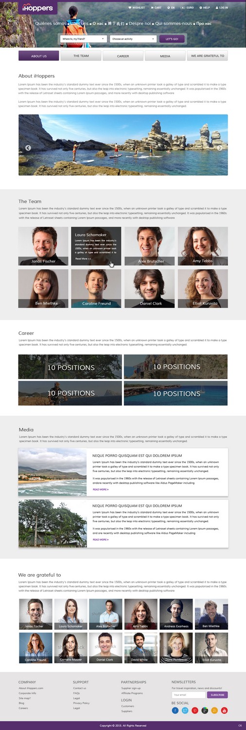 Web Design by pb for iHoppers S.L. | Design #9210501