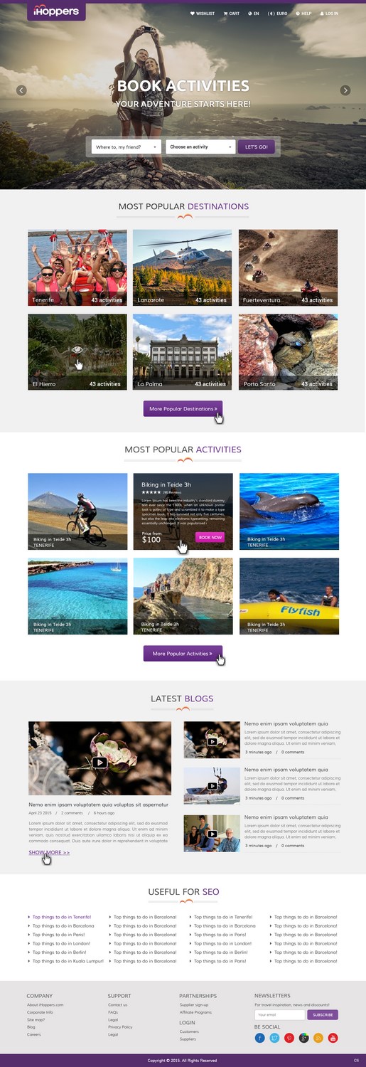 Web Design by pb for iHoppers S.L. | Design #9211439