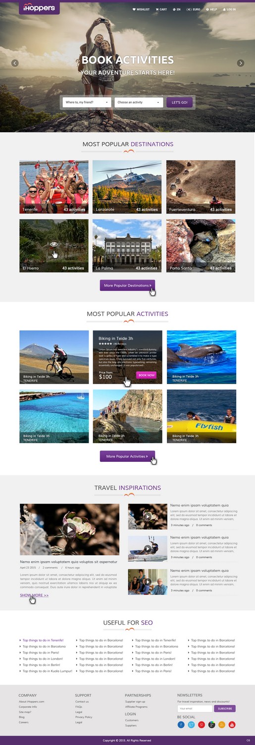 Web Design by pb for iHoppers S.L. | Design #9219487