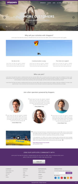 Web Design by pb for iHoppers S.L. | Design: #9233197