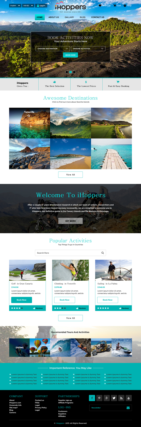 Web Design by rightway for iHoppers S.L. | Design #8166101