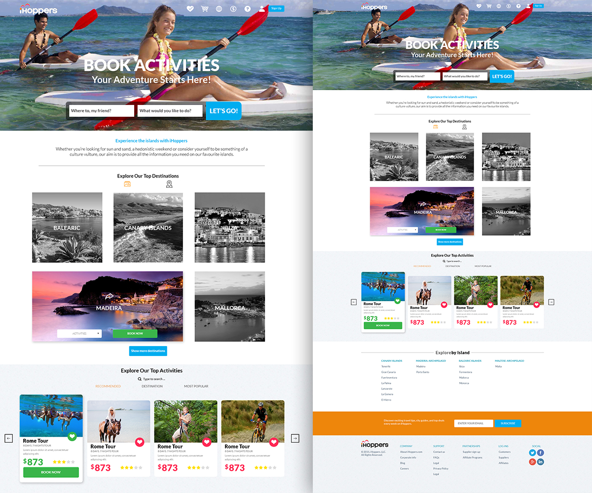 Web Design by insert name here for iHoppers S.L. | Design #8166448