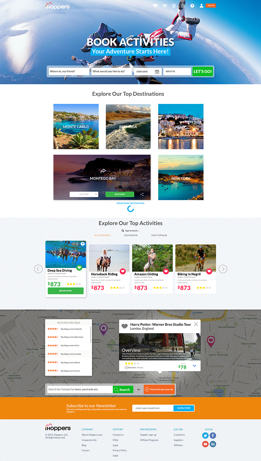 Web Design by insert name here for iHoppers S.L. | Design #8356427