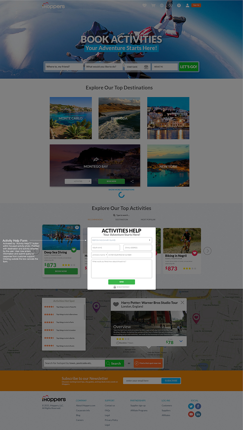 Web Design by insert name here for iHoppers S.L. | Design #8356431