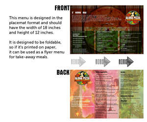 Menu Design by Justyn