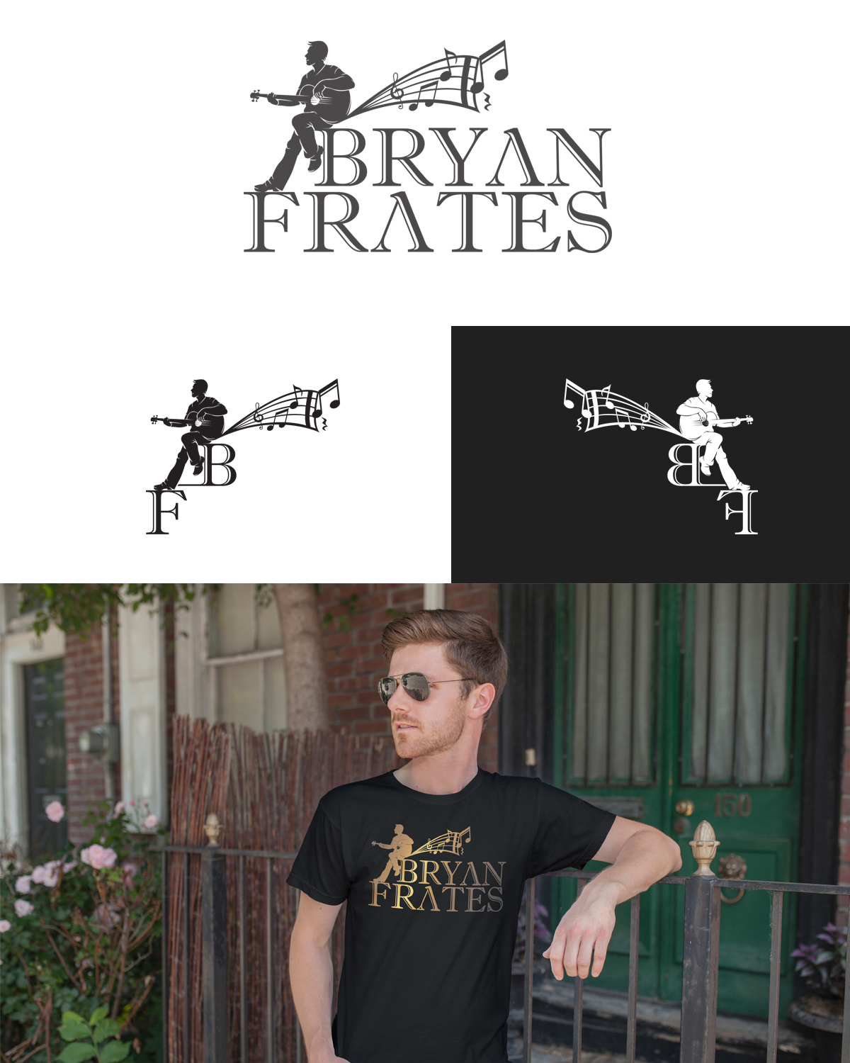 Logo-Design von Alex Kay für Bryan Frates Music | Design #9207353