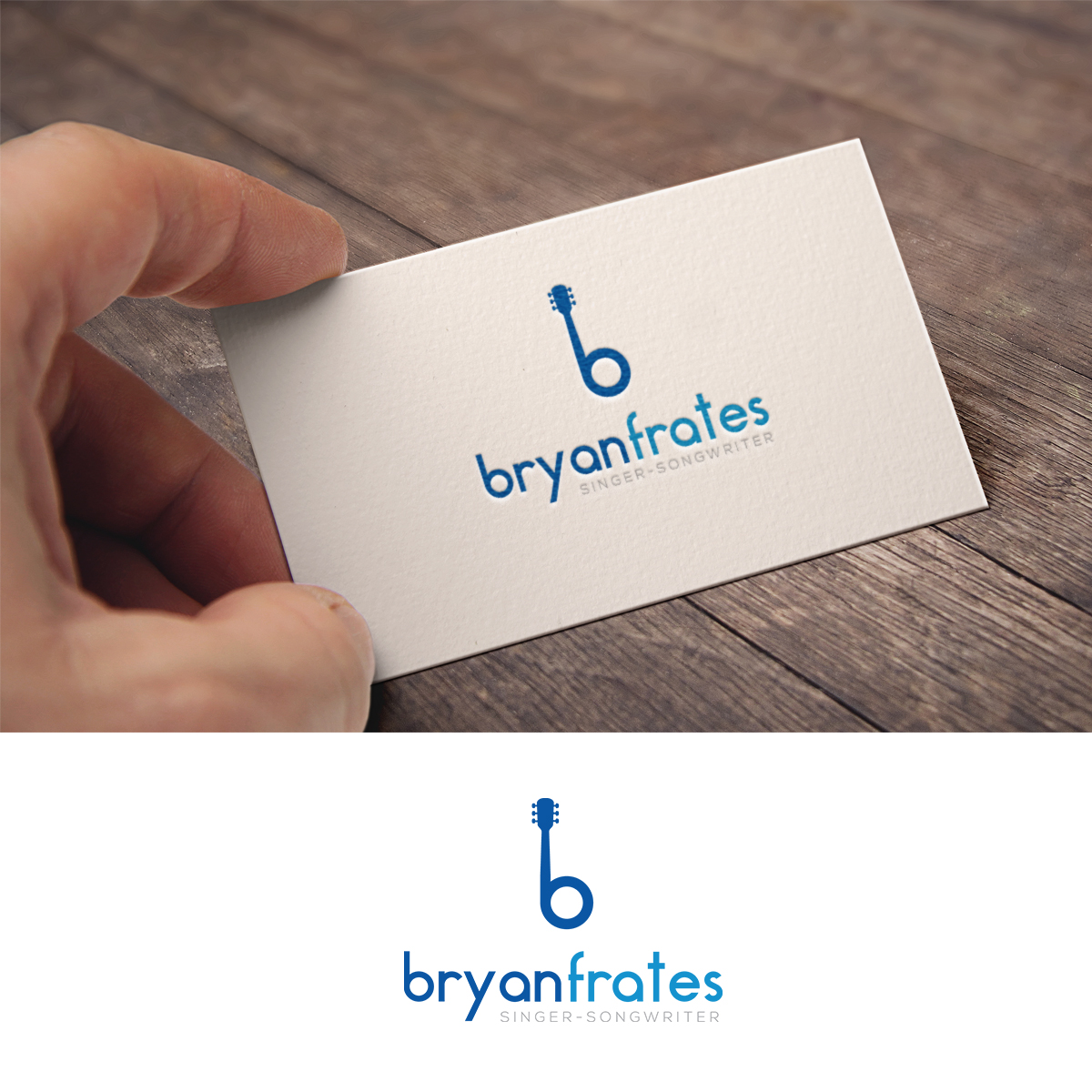 Diseño de Logo por Sathyakumar.G para Bryan Frates Music | Diseño #9515481