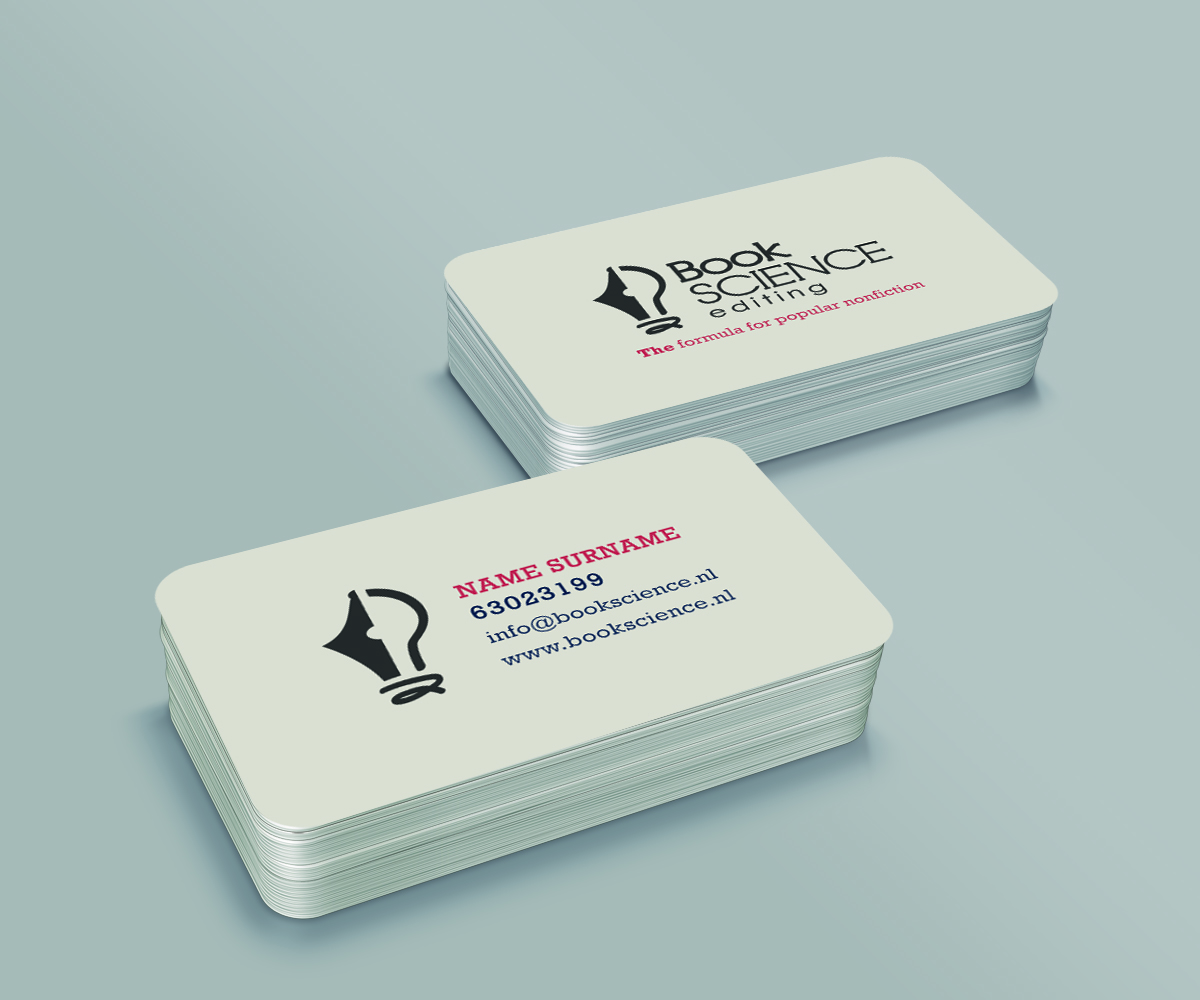 Design de Carte de Visite par R M pour BookScience | Design #7983464
