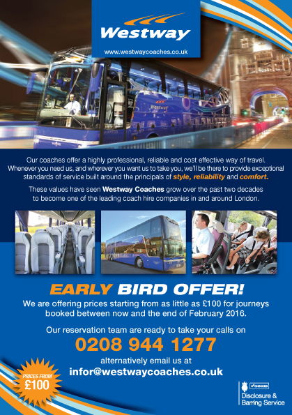 Broschüren-Design von jane-designs für Westway Coach Services | Design #8006016