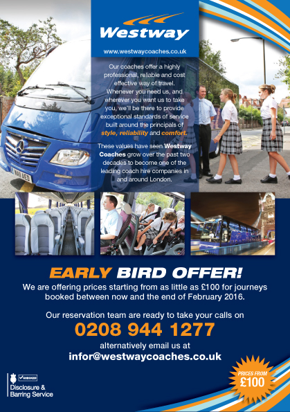 Brochure Design by jane-designs for Westway Coach Services | Design #8006027