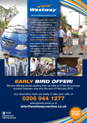 Diseño de Brochure por jane-designs para Westway Coach Services | Diseño: #8006027