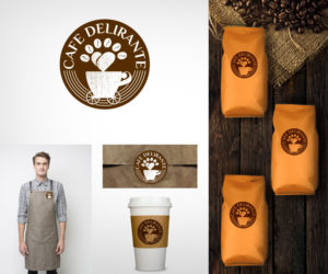 Cafe Delirante | Logo Design by Khoo