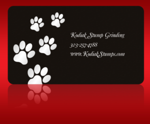 Diseño de Tarjeta de Presentación por ALSADESIGN para Kodiak Stump Grinding | Diseño: #7986115