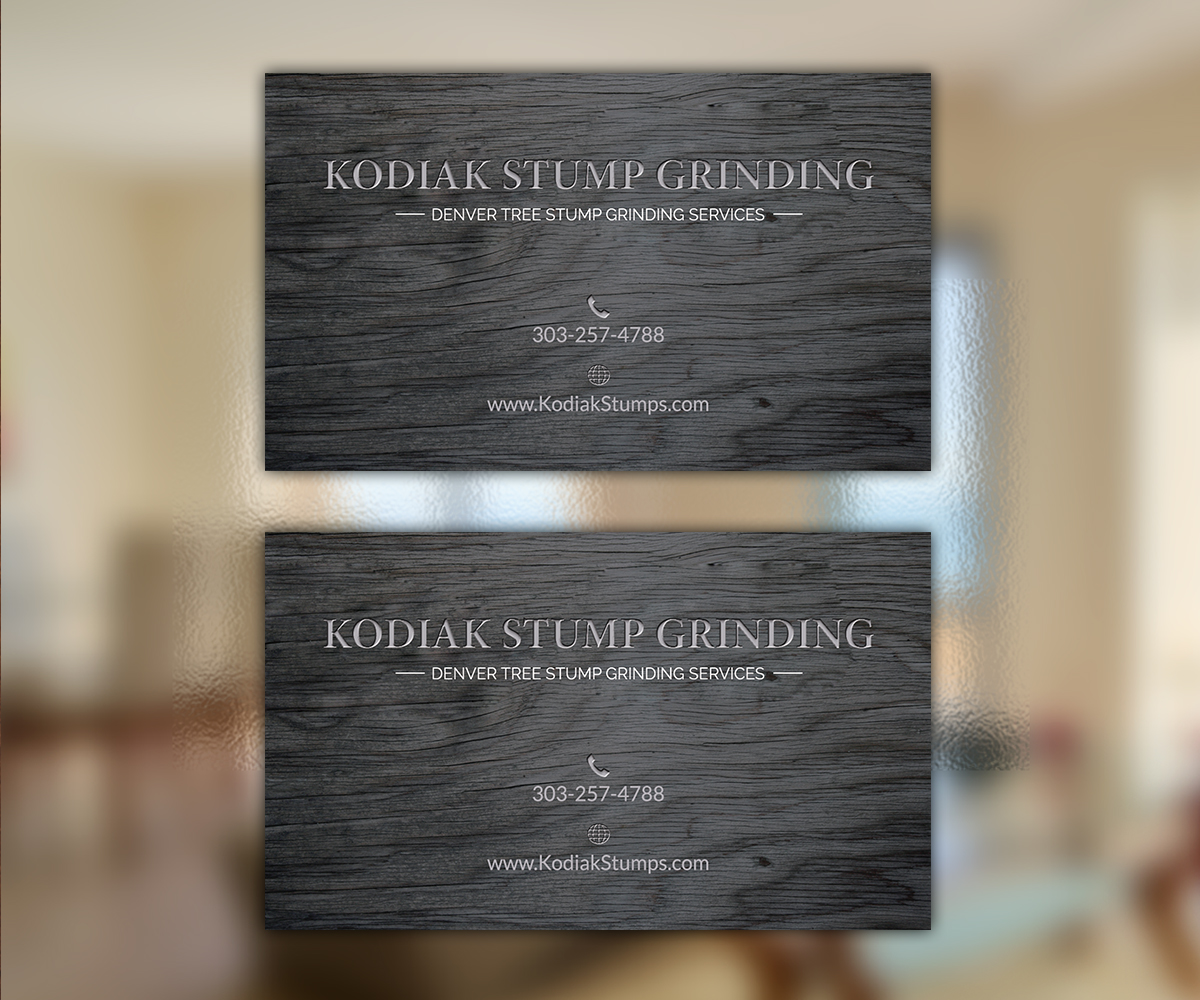 Diseño de Tarjeta de Presentación por Stylez Designz para Kodiak Stump Grinding | Diseño #8151898