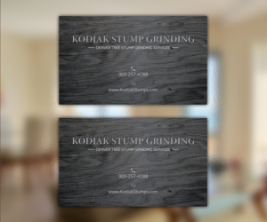 Diseño de Tarjeta de Presentación por Stylez Designz para Kodiak Stump Grinding | Diseño: #8151898