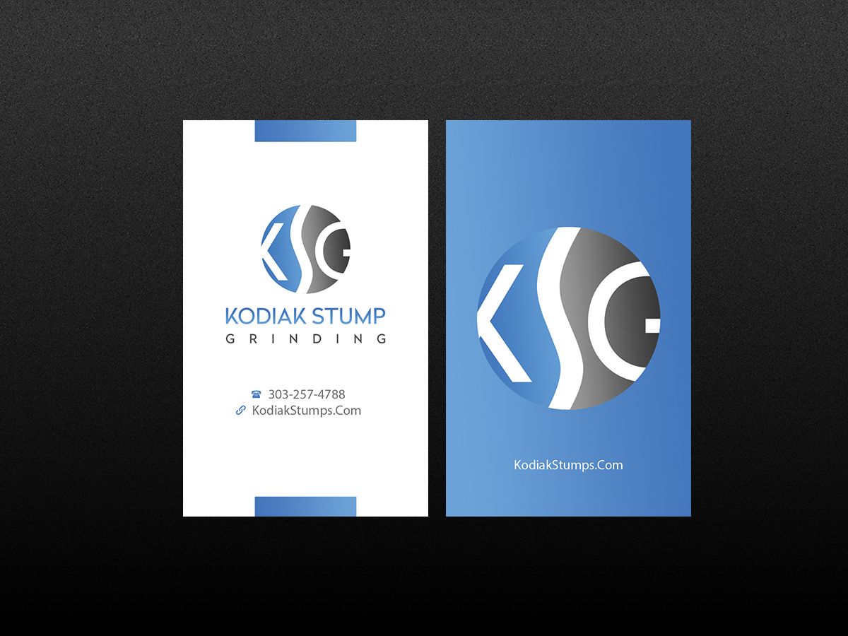 Diseño de Tarjeta de Presentación por Creations Box 2015 para Kodiak Stump Grinding | Diseño #7997055