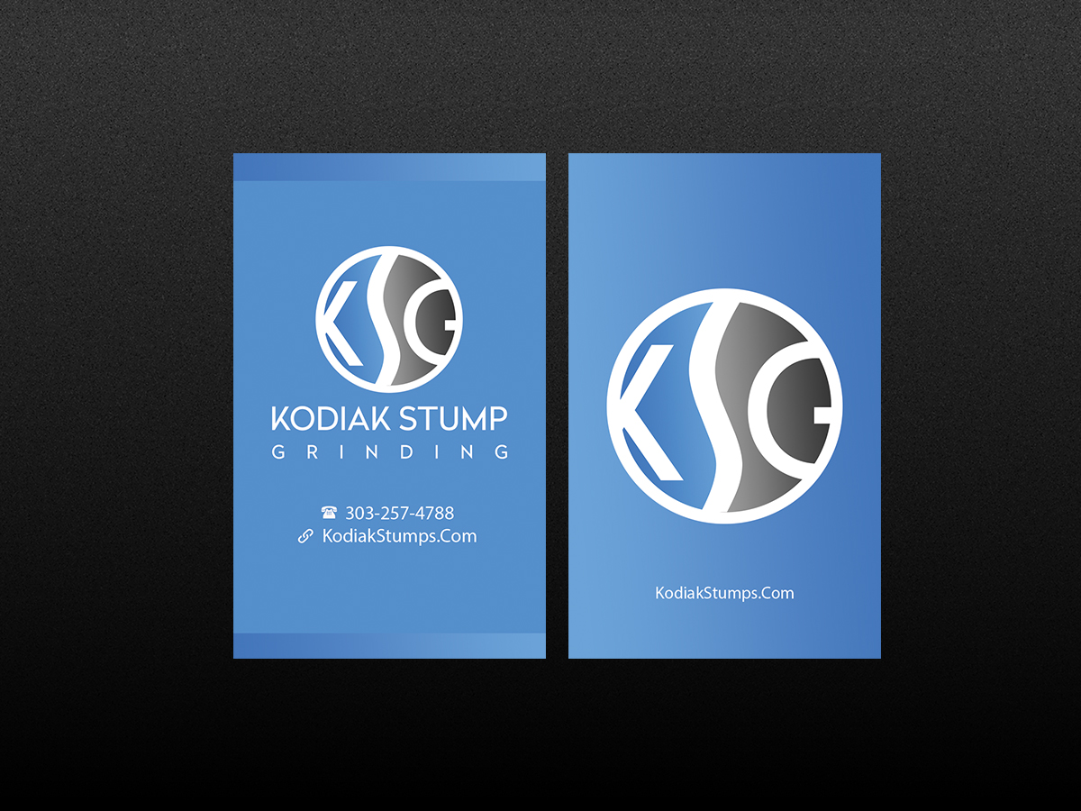 Diseño de Tarjeta de Presentación por Creations Box 2015 para Kodiak Stump Grinding | Diseño #7997056