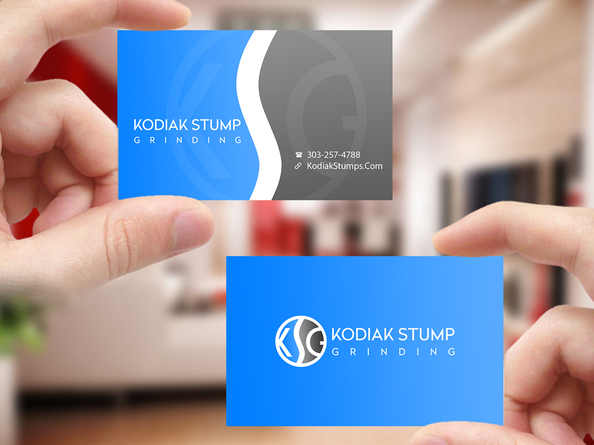 Business Card Design by Creations Box 2015 for Kodiak Stump Grinding | Design #7997058