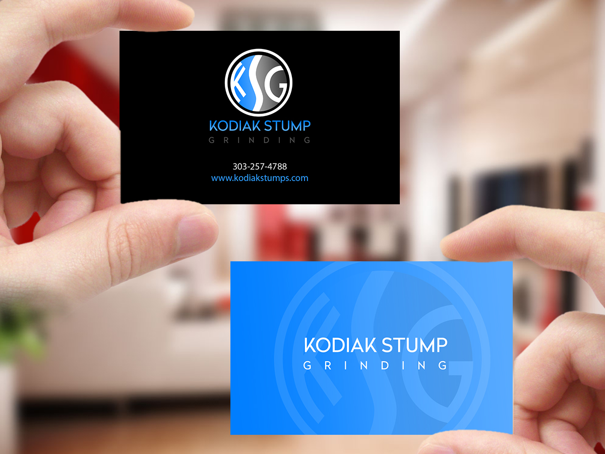Business Card Design by Creations Box 2015 for Kodiak Stump Grinding | Design #7997059
