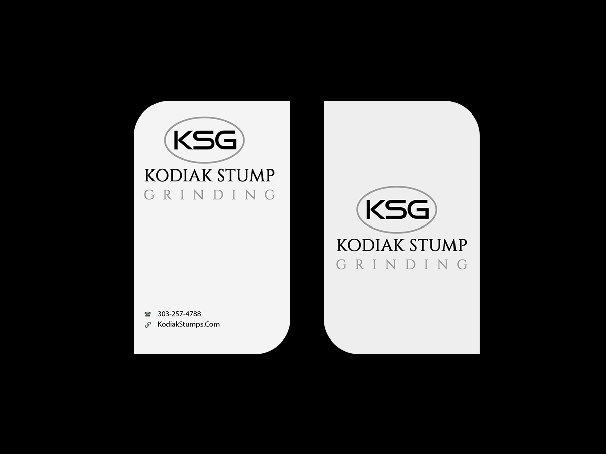 Business Card Design by Creations Box 2015 for Kodiak Stump Grinding | Design #7997061