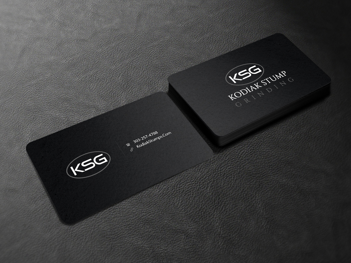 Business Card Design by Creations Box 2015 for Kodiak Stump Grinding | Design #7997064