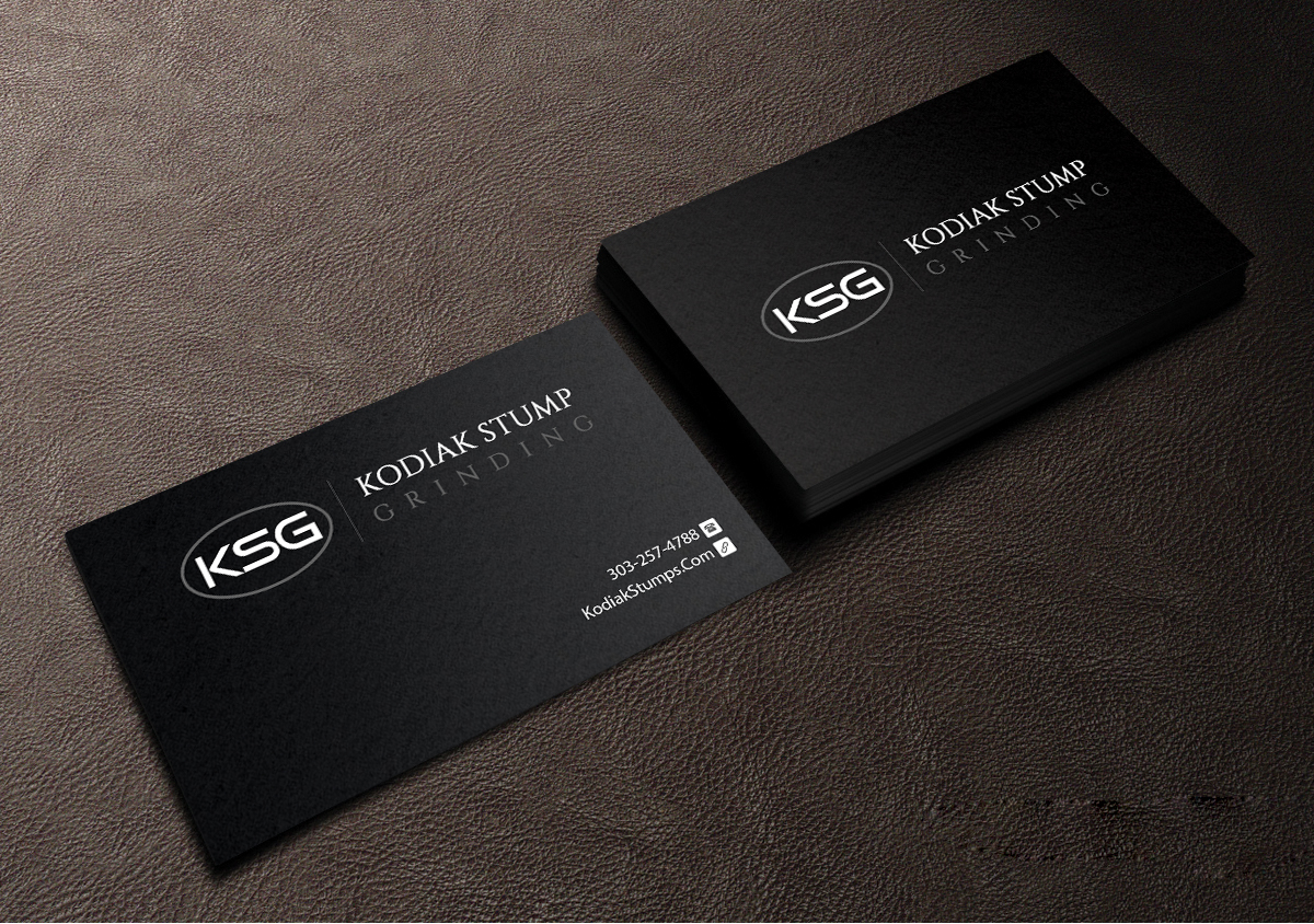 Business Card Design by Creations Box 2015 for Kodiak Stump Grinding | Design #7997065