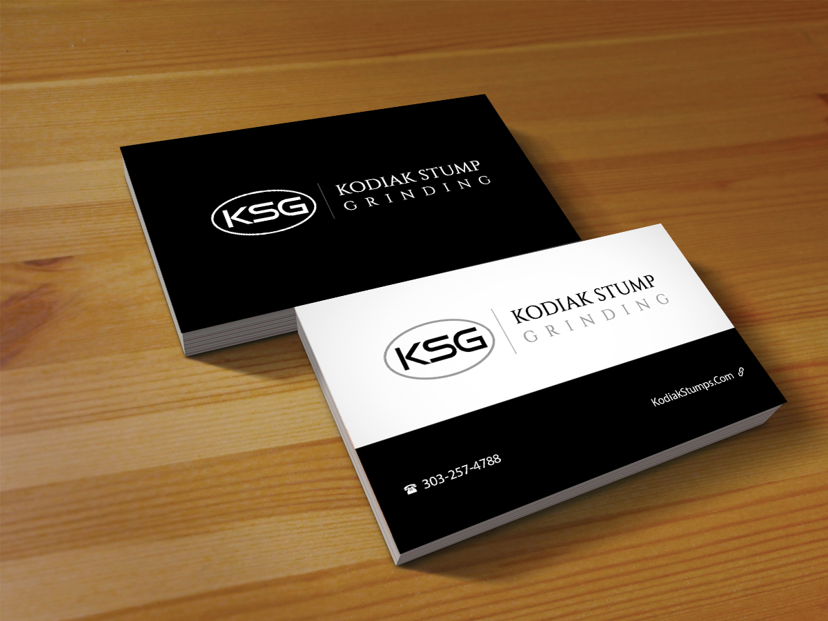 Business Card Design by Creations Box 2015 for Kodiak Stump Grinding | Design #7997066