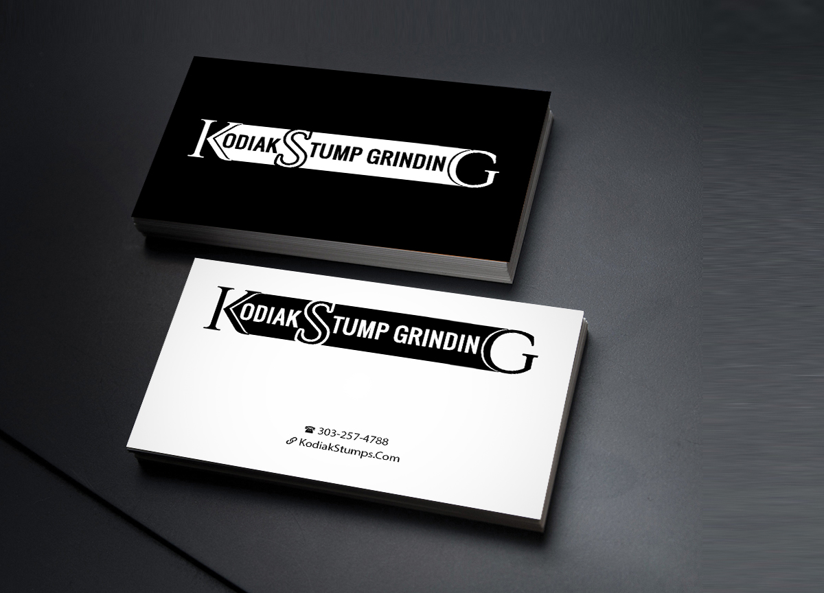 Business Card Design by Creations Box 2015 for Kodiak Stump Grinding | Design #7997068