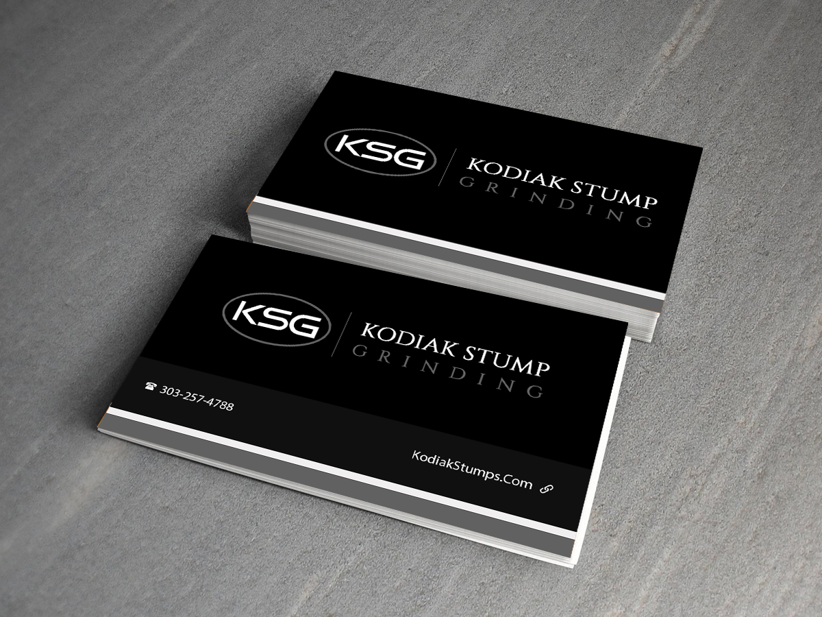 Business Card Design by Creations Box 2015 for Kodiak Stump Grinding | Design #7997069