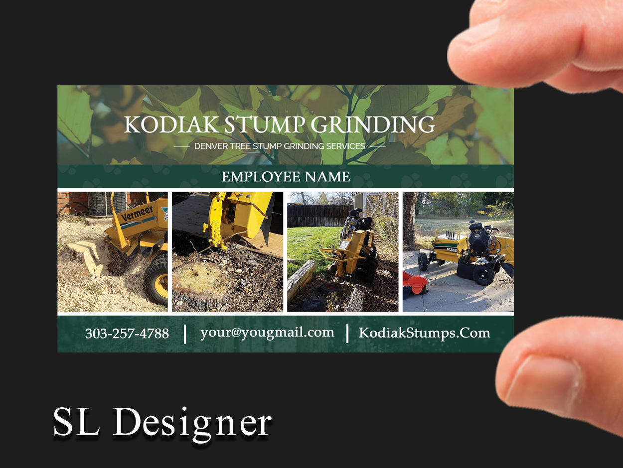 Design de Carte de Visite par SL Designer pour Kodiak Stump Grinding | Design #7985884